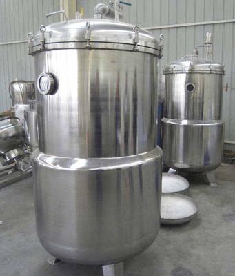 Stainless Steel Food Sterilization Equipment Manual Operate Vertical Retort