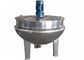Industrial Food Processing Machine Vertical Cooking Jacketed Kettle With Agitator / Cover