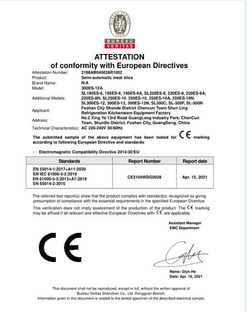 China GuangDong Tangshihoa Industry and Trade Co.,Ltd. certificaciones